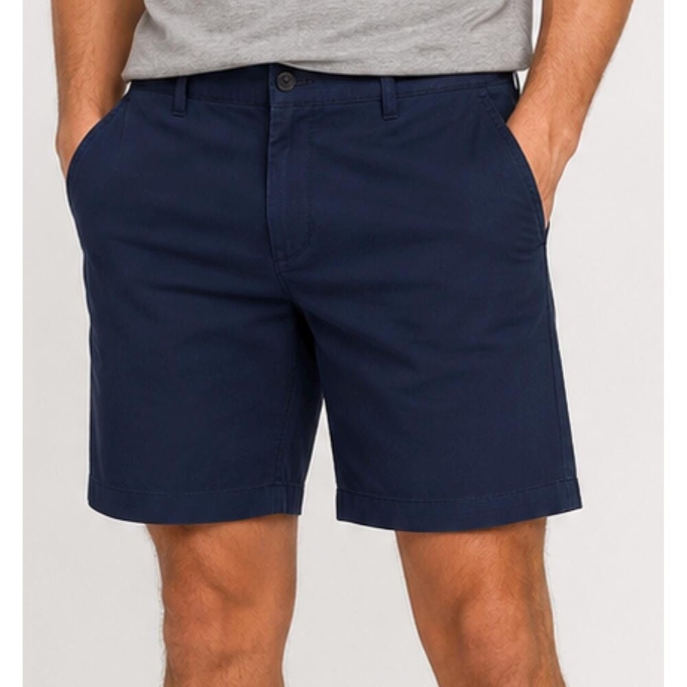 Michael Richards Men’s Navy Flat Front Casual Shorts Size 38